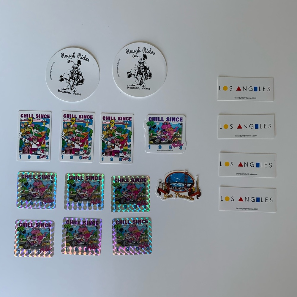 17 Brandy Melville Stickers